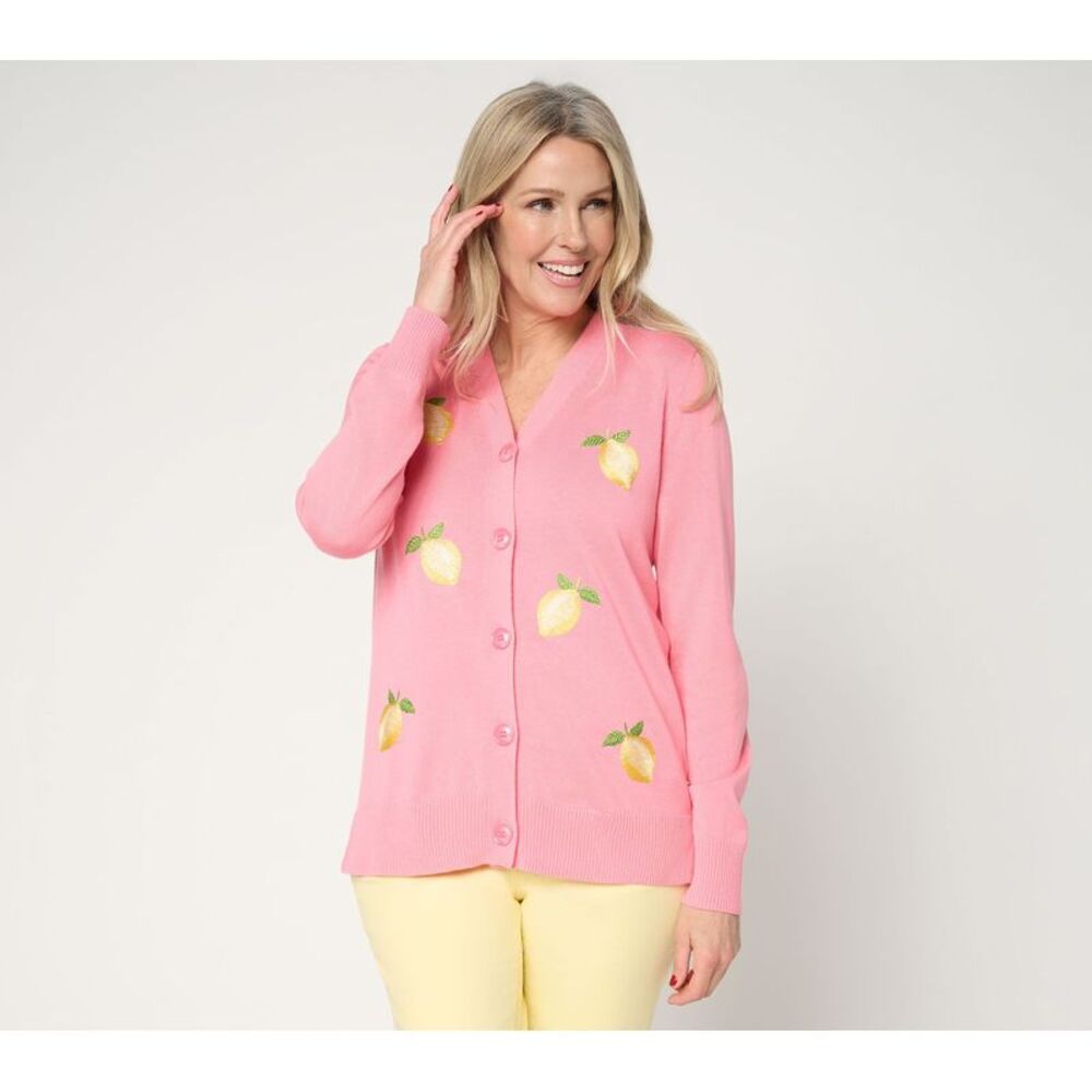 Belle by Kim Gravel Women's Top Sweater Sz L Make Your Selection: Pink A721548